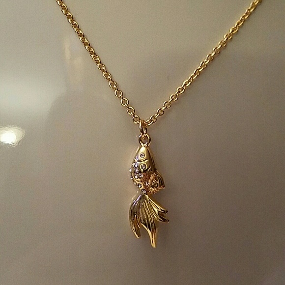 Kate spade carnival nights goldfish short necklace - Picture 3 of 4